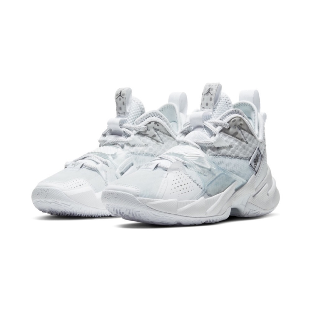 Jordan Why Not Zer0.3 White Sneaker SZ. 5 Y​​​​​​​​​​​​​